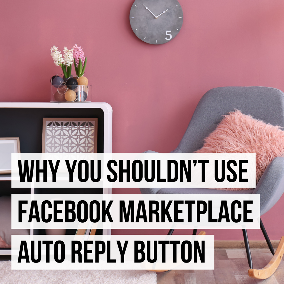 Don't Use the Facebook Marketplace Auto Reply Button