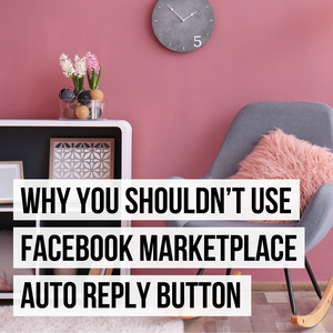 Don't Use the Facebook Marketplace Auto Reply Button