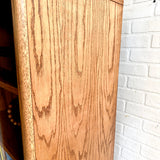 Oak Record Cabinet