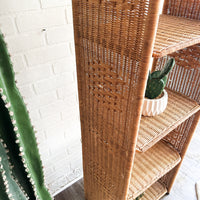 Vintage Thin Wicker Shelf