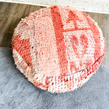 Apartment F Vintage Peach Moroccan Pouf