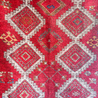 Vintage 4.4x10 Turkish Rug