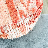 Apartment F Vintage Peach Moroccan Pouf