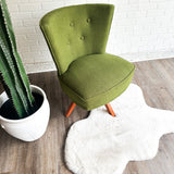 Avocado Green Swivel Chair