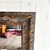 Vintage Ornate Baroque Style Oversized Wall Mirror