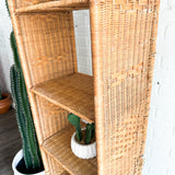 Vintage Thin Wicker Shelf