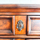 Vintage Burl Wood Dresser Drawer or Entry Table