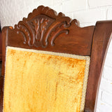 Vintage Velvet Yellow Rocker