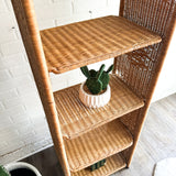 Vintage Thin Wicker Shelf