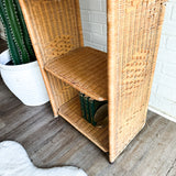 Vintage Thin Wicker Shelf