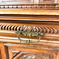 Victorian European Hand-Carved Hutch