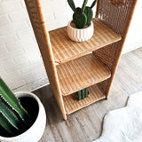 Vintage Thin Wicker Shelf