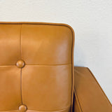 Vegan Leather Camel Brown Sofa