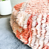 Apartment F Vintage Peach Moroccan Pouf