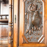 Victorian European Hand-Carved Hutch