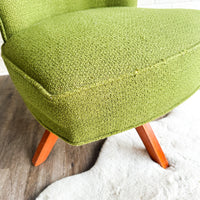 Avocado Green Swivel Chair