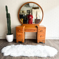 Vintage Solid Wood Vanity