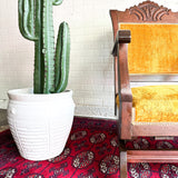 Vintage Velvet Yellow Rocker