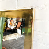 Post Mod Vintage Gold Chrome Mirror