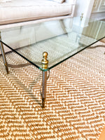 Glass & Metal Coffee Table ESCO