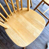 Set of 6 Vintage Birch Wood Chairs
