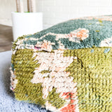 Apartment F Vintage Green Moroccan Pouf