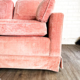 Pink Velvet Vintage Couch