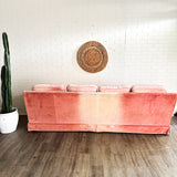 Pink Velvet Vintage Couch