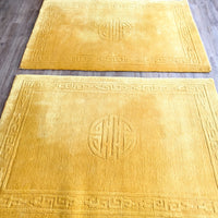 1 LEFT Vintage 4x6 Golden Asian Rugs