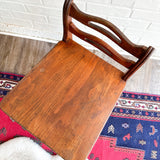 Vintage Wood Vanity Chair