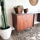 Mid Century Console Sideboard Desk