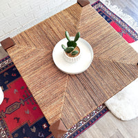 Seagrass Bamboo Coffee Table