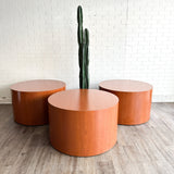 Set of 3 Drum Coffee Tables