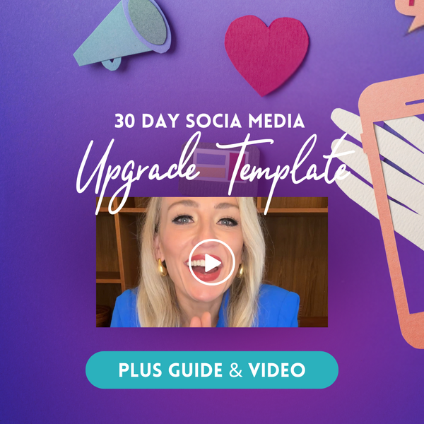 30 Day Social Media Upgrade - Templates & Guidebook