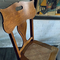 Phyfe Style Cane Harp Backed Chairs
