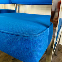 Pair of Blue MCM Side Chairs