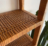 Wrapped Rattan Bookcase