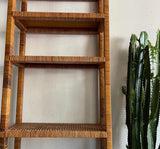 Wrapped Rattan Bookcase