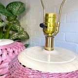 Pair of Pink Lamps
