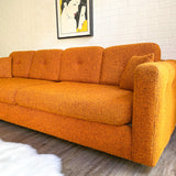 Orange vintage couch