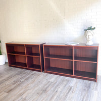 Pair of Danish Teak Bookcases