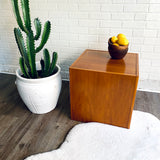 Danish Cube Side Table