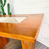 Danish Teakwood Tiled Side Table