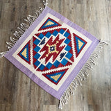 Hand-Knotted Tribal Wall Hanging