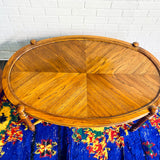 Walnut Oval Coffee Table