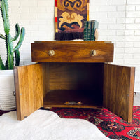 Campaign Nightstand & Sidetable