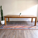 Extra Long Solid Wood Oak Dining Table