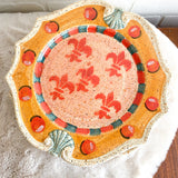 Set of 8 Hand-Painted Italian Ceramic Plates