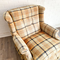 Vintage Plaid Chair