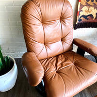 Vintage Camel Ekornes Style Chair